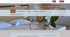 Desktop Screenshot of hoteltheofilos.gr